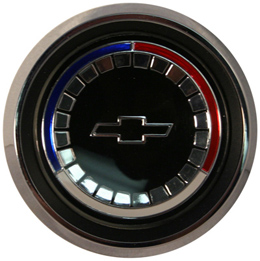 1965 HORN BUTTON, WOOD WHEEL