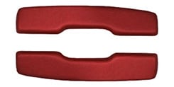 1966-67 ARM REST PAD BELAIR, FRONT, RED