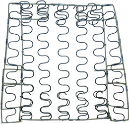 1966-67 BUCKET SEAT SPRING ASSEMBLY BACKREST