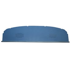 1966-67 REAR DECK SHELF, 2 DR. CAPRICE, MESH, BLUE