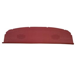 1966-67 REAR DECK SHELF, 2 DR. CAPRICE, MESH, RED