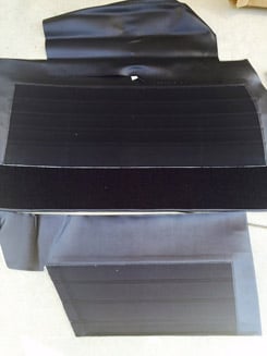 1966 DOOR PANELS CAPRICE, 2 DR,FRONT AND REAR BLACK. UN ASSEMBLED