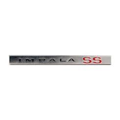 1966 GLOVE BOX EMBLEM, "IMPALA SS"