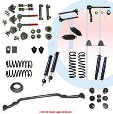 1967-68 COMPLETE SUSPENSION KIT, BIG BLOCK, DOUBLE UPPER