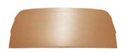 1967-68 REAR DECK SHELF, 2DR HT, GOLD (ea) (trim to fit a 4dr & sedan models)