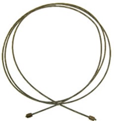 1967-70 PARKING BRAKE CABLE,  MIDDLE TURBO OR MANUAL (ea)