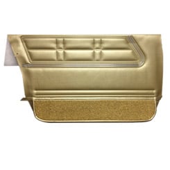 1967 DOOR PANELS, FRONT, 4 DR WAGON & SEDAN, GOLD