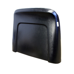 1967 BUCKET SEAT BACKREST PANEL, BLACK