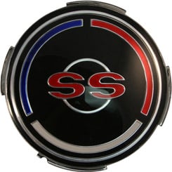 1967 WHEEL COVER EMBLEM, "SS"