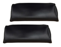 1968-69 BUCKET SEAT HEAD REST, BLACK