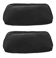 1968-69 HEADREST COVERS, BUCKET, BLACK