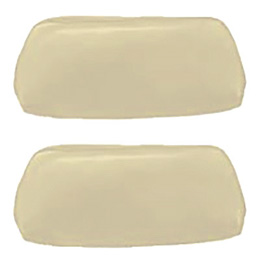 1968-69 HEADREST COVERS, BUCKET, PEARL