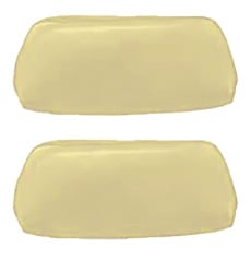 1968-69 HEADREST COVERS, BUCKET, PARCHMENT