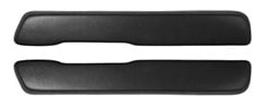 1968-70 ARM REST PADS, 2DR, BLACK