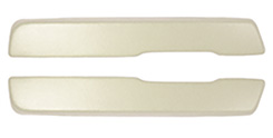 1968-70 ARM REST PADS, 2 DR, OFF WHITE