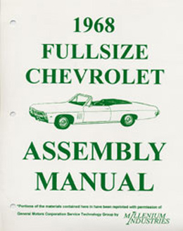 1968 ASSEMBLY MANUAL (ea)