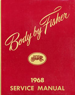 1968 FISHER BODY MANUAL (ea)