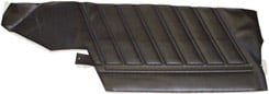 1968 DOOR PANELS, REAR, IMPALA SS, 2 DR HT, BLACK (pr)