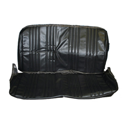 1968 SEAT COVER, REAR, VINYL CONV., IMPALA,  NON SS, BLACK (ea)