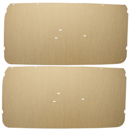 1969-70 DOOR PANEL BOARDS, 2 DR. HT. & CONV. (pr)