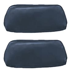 1969-70 HEADREST COVERS, BENCH DARK BLUE (pr)