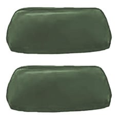 1969-70 HEADREST COVERS, BENCH DK.GREEN (pr)