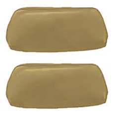 1969-70 HEADREST COVERS, MUSTARD GOLD (pr)