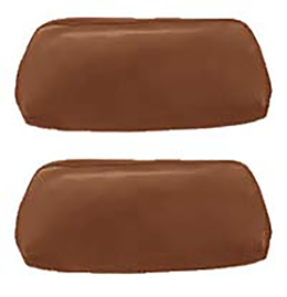 1969-70 HEADREST COVERS, BENCH SADDLE (pr)