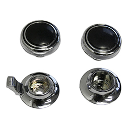 1969-70 RADIO KNOBS, MONO (4 pc set)