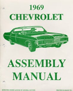 1969 ASSEMBLY MANUAL (ea)