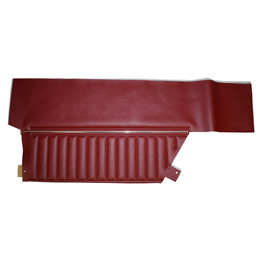 1969 DOOR PANELS, REAR, IMPALA, 2 DR HT, RED (pr)