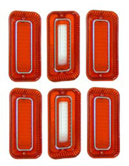 1969 TAILLIGHT KIT (lenses only) (set of 6)