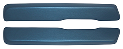 1970 ARM REST PADS, BRIGHT BLUE (pr)