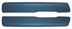 1970 ARM REST PADS, BRIGHT BLUE (pr)