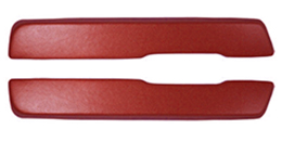 1970 ARM REST PADS, 70 RED (pr)