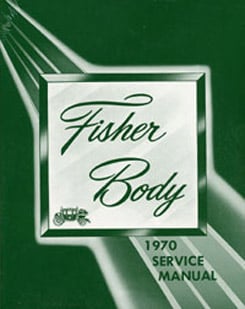 1970 FISHER BODY MANUAL (ea)