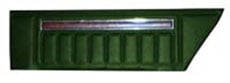 1971-72 DOOR PANELS, FRONT, 2 DR, HT & CONV,IMPALA, DARK GREEN (pr)