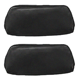 1971-72 HEADREST COVERS, BENCH, BLACK