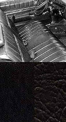 1971-72 SEAT COVER, REAR, VINYL 2DR HT, IMPALA , BLACK