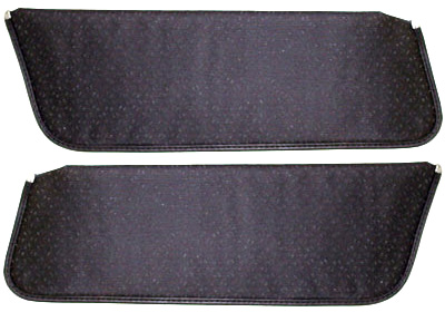 1971-72 SUNVISORS, HT, PERFORATED, BLACK