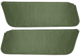 1971-72 SUNVISORS, HT, PERFORATED,  DK GREEN