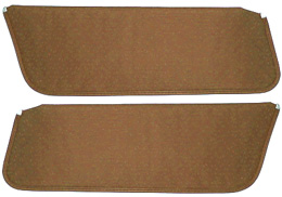 1971-72 SUNVISORS, HT, PERFORATED,  DK SADDLE