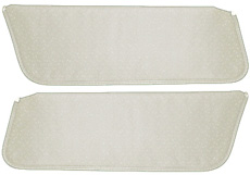 1971-72 SUNVISORS, HT, PERFORATED,  WHITE