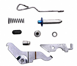 1971-76 REAR BRAKE HARDWARE KIT, LEFT W/ ADJUSTER (ea)