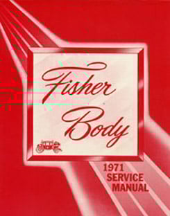 1971 FISHER BODY MANUAL (ea)