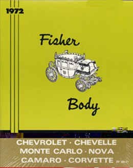 1972 FISHER BODY MANUAL (ea)