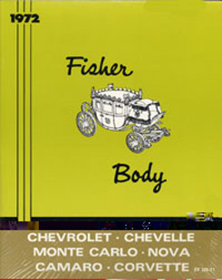 1972 FISHER BODY MANUAL (ea)