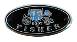 BODY BY FISHER DECAL