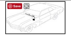 1966 DASH  HARNESS, console shift manual trans.