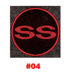 CARPET FLOOR MATS, W/SS LOGO, RED TUX (set)	
